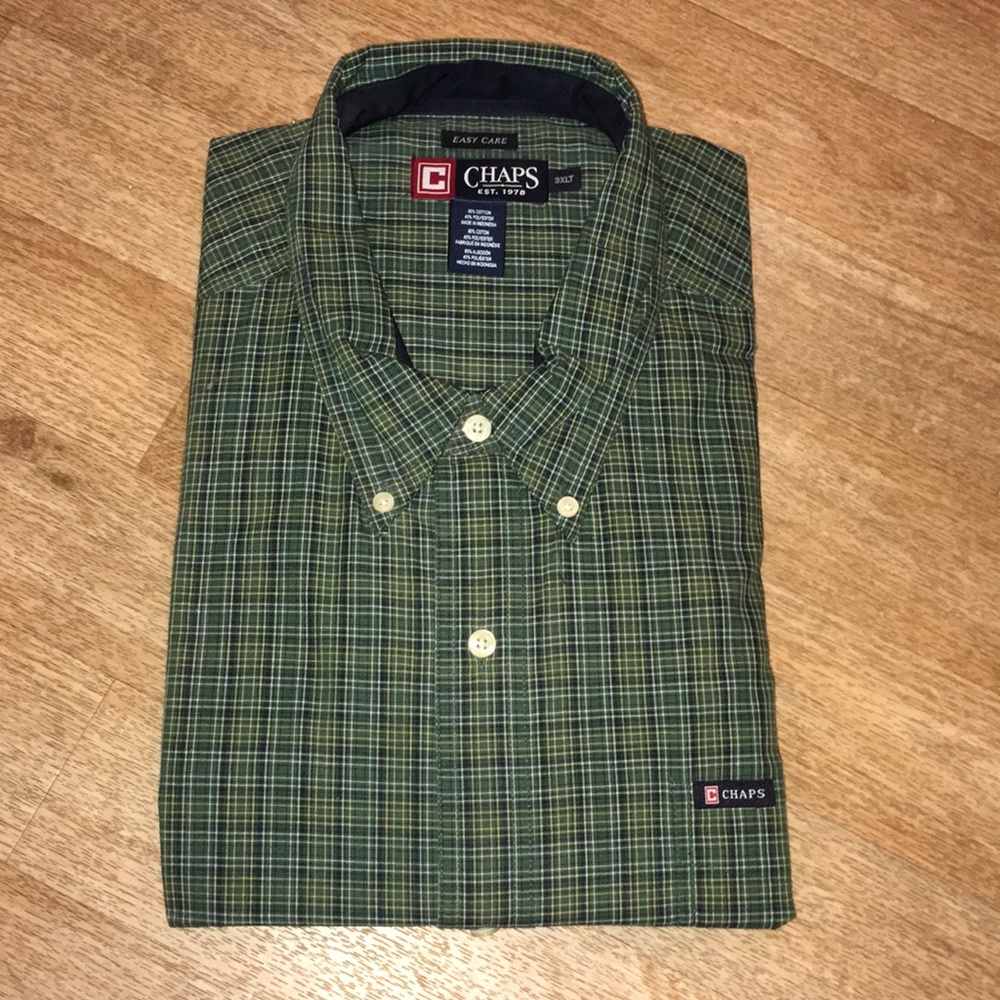 NWT Men’s Chaps button up shirt